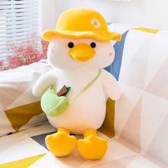 Thú bông hình chú vịt đội mũ đáng yêu cho bé D0108032