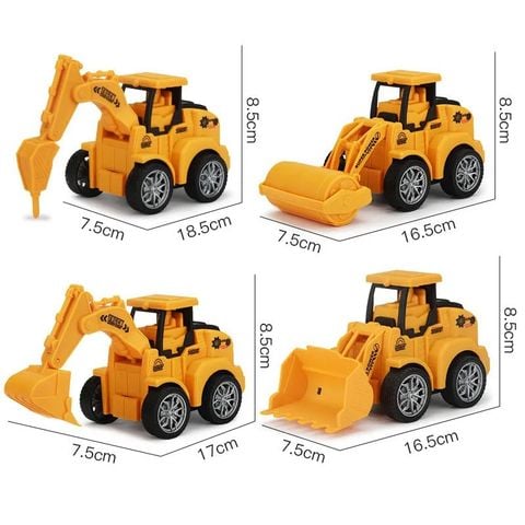 Mô hình oto đồ chơi công trường chạy bằng cót cực ngầu cho bé trai D0108061