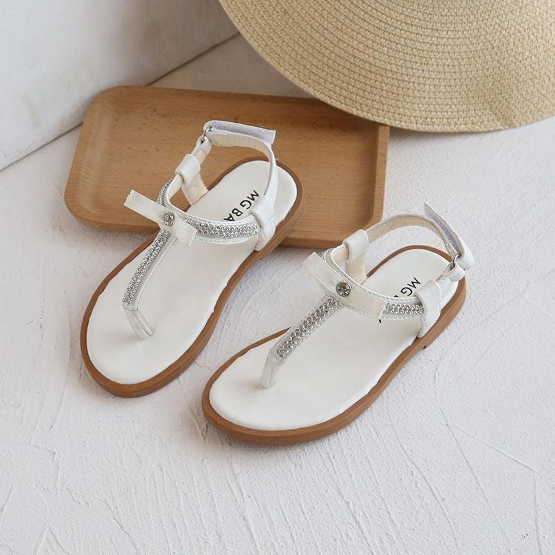 Dép xỏ ngón bé gái có quai sau điệu đà và tiện lợi G0105014