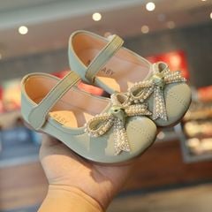 Giày búp bê cho bé gái LOBY đính nơ điệu đà G0105003