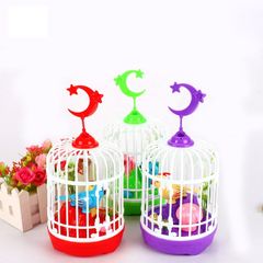Lồng chim đồ chơi có âm thanh và ánh sáng kích hoạt bằng giọng nói D0108049