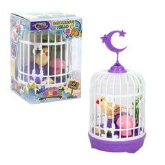 Lồng chim đồ chơi có âm thanh và ánh sáng kích hoạt bằng giọng nói D0108049