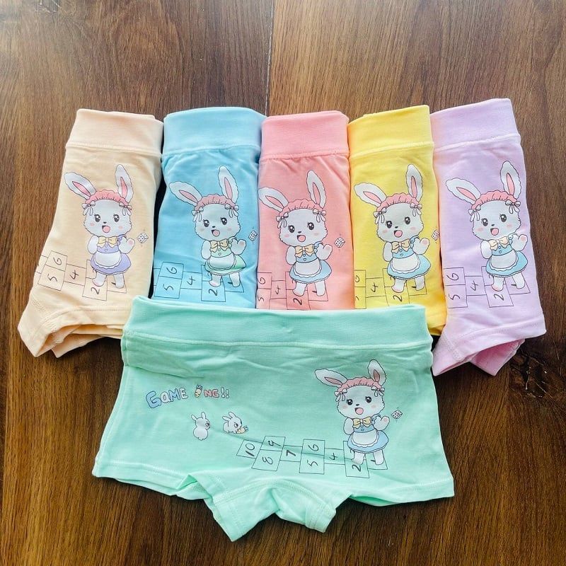 Quần chip đùi bé gái LOBY sợi cotton co dãn 4 chiều QC0114010