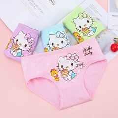 Quần chip tam giác bé gái LOBY chất cotton co dãn QC0114002