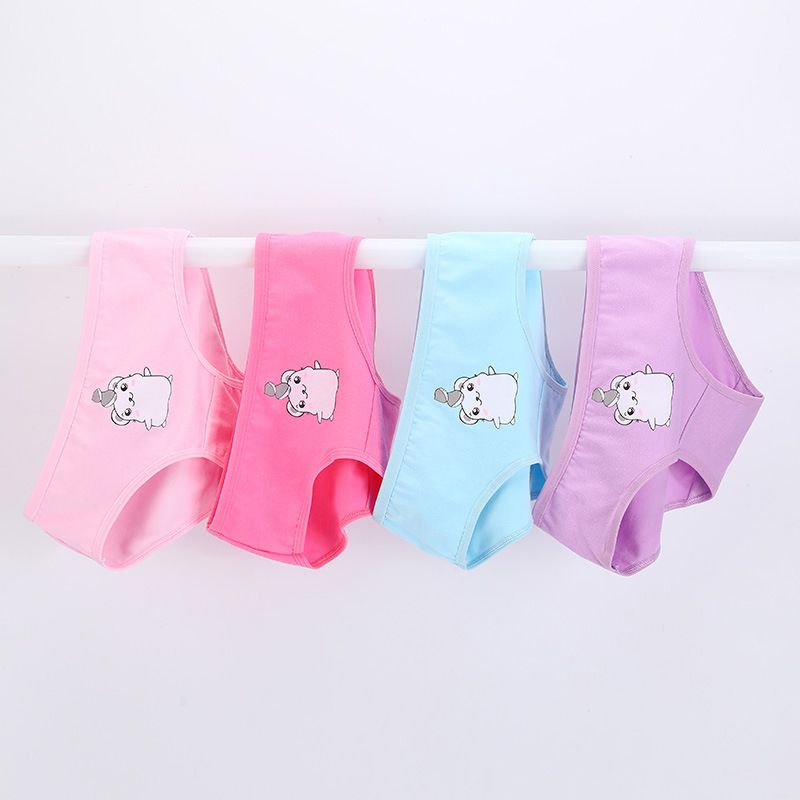 Quần chip tam giác bé gái LOBY chất cotton co dãn QC0114002