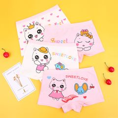 Quần chip đùi bé gái LOBY chất cotton siêu co dãn QC0114004