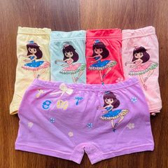 Quần chip bé gái LOBY cotton 100% siêu co dãn QC0114011