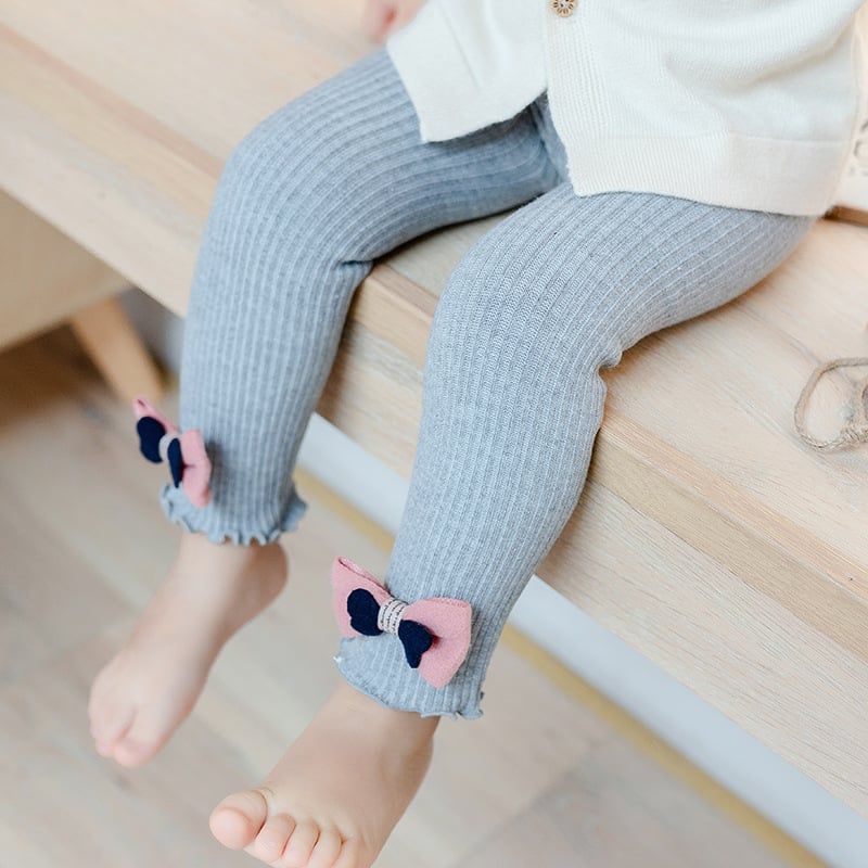 Quần legging bé gái LOBY chất len co dãn ấm áp Q0106032