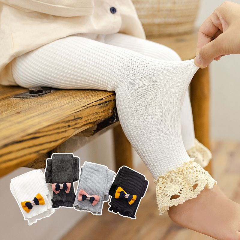 Quần legging bé gái LOBY chất len co dãn ấm áp Q0106032