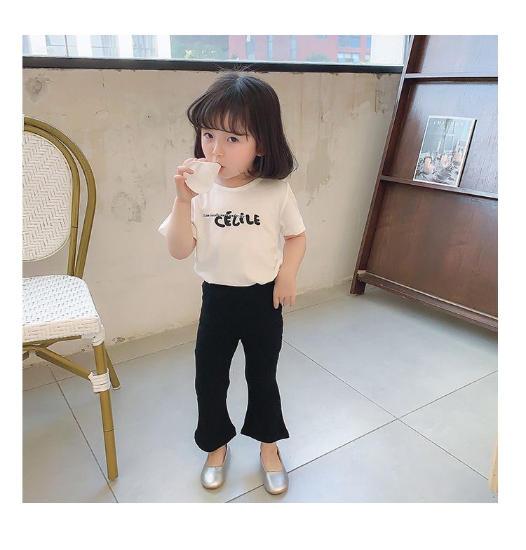 Quần legging bé gái LOBY thiết kế ống loe sành điệu Q0106034
