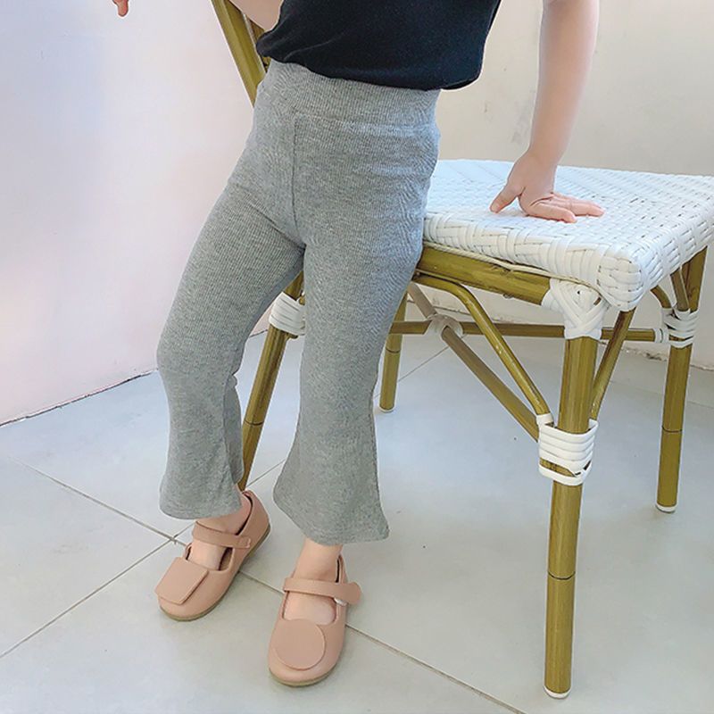 Quần legging bé gái LOBY thiết kế ống loe sành điệu Q0106034
