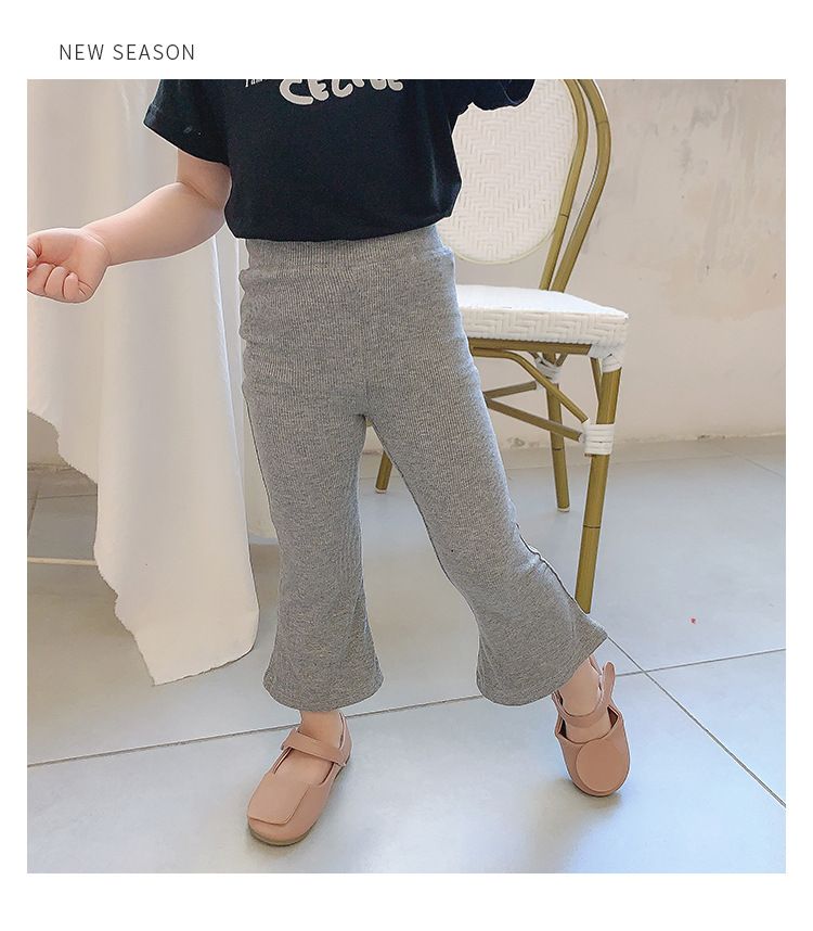 Quần legging bé gái LOBY thiết kế ống loe sành điệu Q0106034