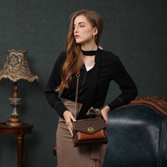 Túi xách nữ vuông phong cách Retro cao cấp L0106