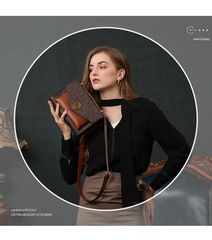Túi xách nữ vuông phong cách Retro cao cấp L0106