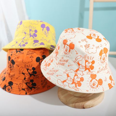 Mũ rộng vành cho bé LOBY in họa tiết chuột Mickey M0109013