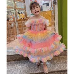 Váy công chúa bé gái thiết kế LOBY V010
