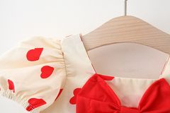 Váy xòe bé gái LOBY in họa tiết hình tim xinh xắn V0401041