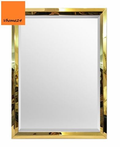 Khung tranh inox vàng