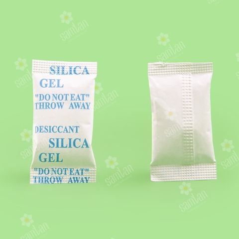 Hạt chống ẩm silica gel cho thực phẩm vỏ cotton 0,5gram