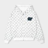  HOODIE ZIP BOXY 8YO MONOGRAM 