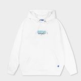  EMBROIDERY HOODIE # WHITE 