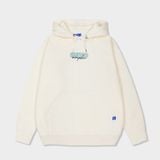 EMBROIDERY HOODIE # CREAM 