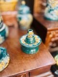  Trọn bộ bàn thờ ông địa Gốm sứ Bát Tràng Hợp mệnh Mộc & Hỏa - Gốm nghệ nhân Bát Tràng PATT20 