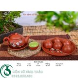  Bộ tâm trà tử sa Bát Tràng 