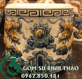  Bộ đồ thờ Thần Tài Men rạn Bát Tràng PATT05 