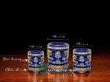  [Hợp mệnh THỦY - MỘC] Bộ đồ thờ Ban Thần Tài/ Bộ thờ Tài Địa Gốm sứ Bát Tràng 