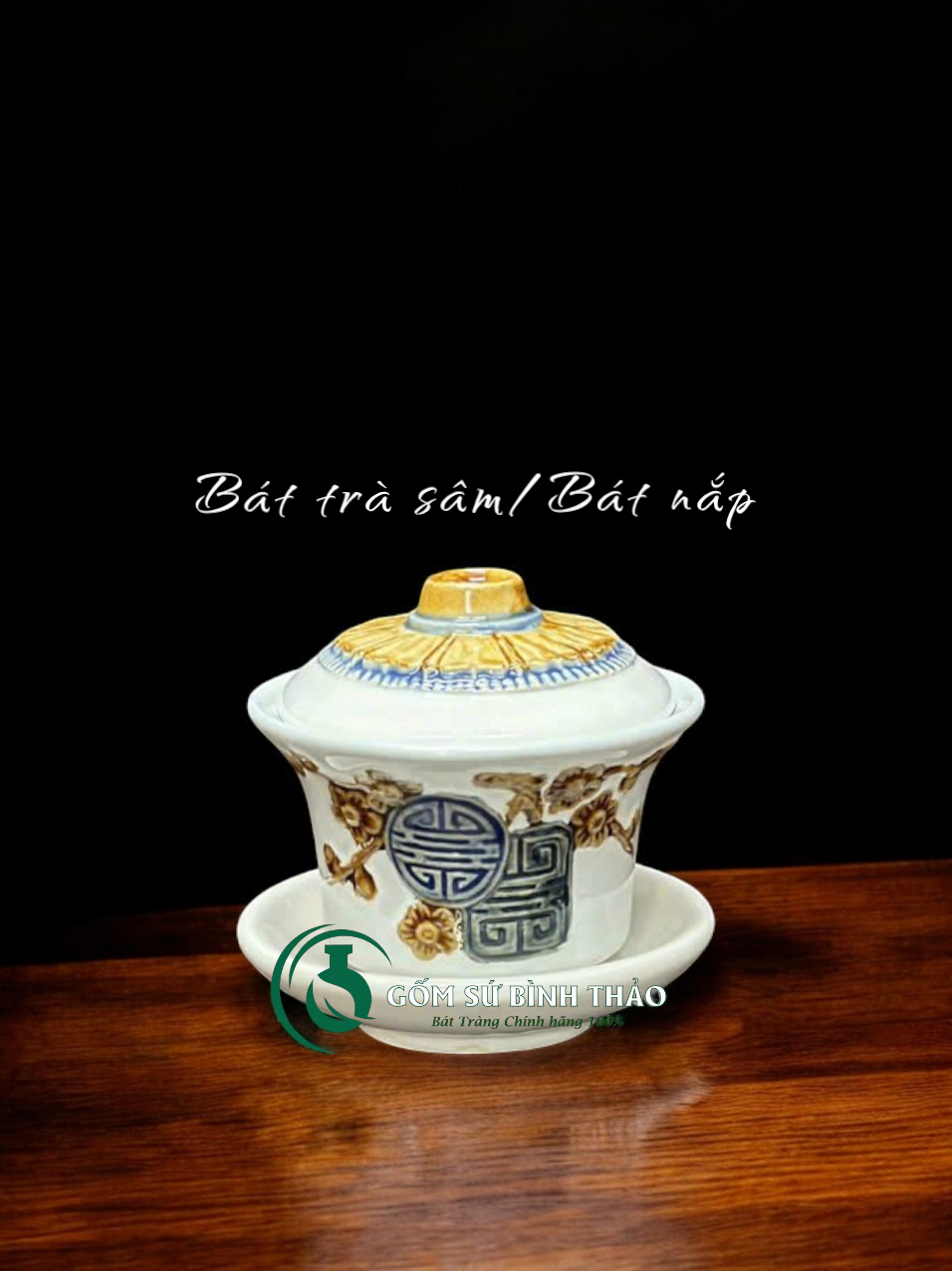  [Hợp mệnh KIM - THỦY] Bộ đồ thờ Ban Thần Tài/ Bộ thờ Tài Địa Gốm sứ Bát Tràng [Hợp mệnh KIM - THỦY] 