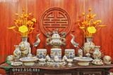  Bộ đồ thờ gia tiên đầy đủ 1m75, 1m97 - BT07 