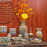  Bộ đồ thờ men rạn Hỷ Sự Nạp Phúc ban thờ 1m57,1m75,1m97,2m17 BT12 