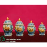  Bộ Đồ Thờ Phật Men Rạn Nổi Bát Tràng 