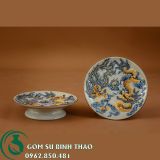  Ban đồ thờ thần tài men rạn nổi gốm sứ Bát Tràng 