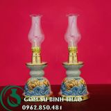  Bộ đồ thờ ban thờ 2m17 men rạn đắp nổi bộ đầy đủ 
