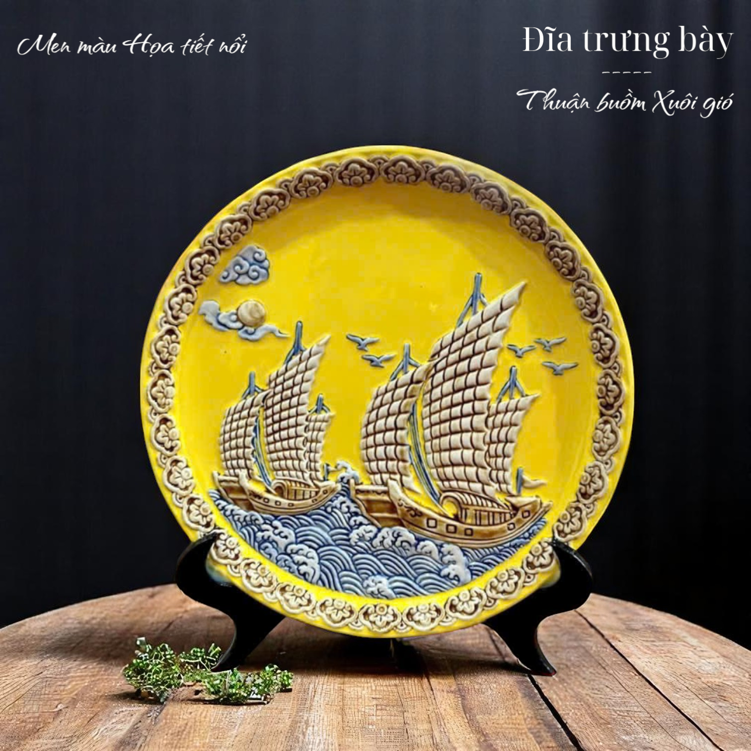  ĐĨA PHONG THUỶ TRƯNG BÀY “THUẬN BUỒM XUÔI GIÓ” – Mang Lại May Mắn, Thuận Lợi Trên Mọi Hành Trình 