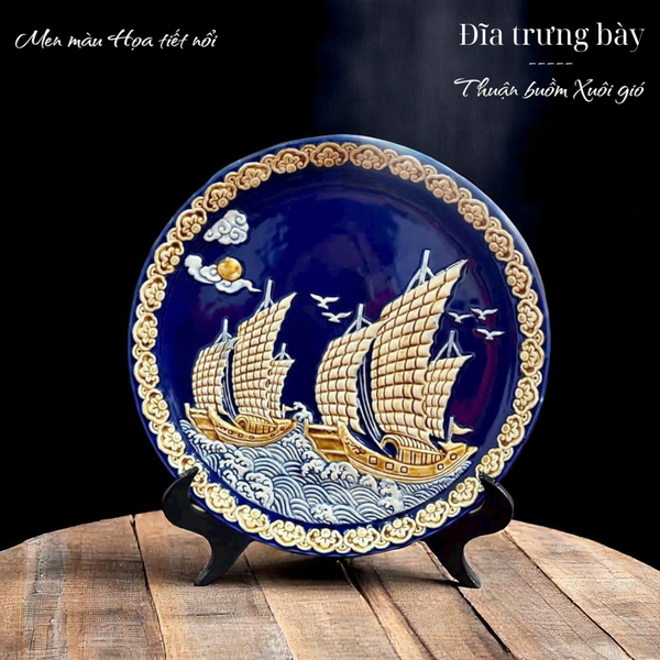  ĐĨA PHONG THUỶ TRƯNG BÀY “THUẬN BUỒM XUÔI GIÓ” – Mang Lại May Mắn, Thuận Lợi Trên Mọi Hành Trình 