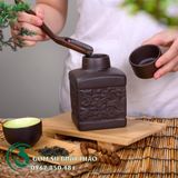  Hộp đựng trà vuông tử sa Bát Tràng 