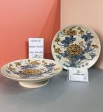  Đồ thờ Bát Tràng Họa tiết Sen Men rạn Đắp nổi - Hàng chuẩn Nghệ nhân MRBT13 