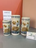  Bộ đồ thờ Gia tiên Cơ bản Men rạn Đắp nổi - Hàng chuẩn Nghệ nhân MRBT15 