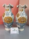 Bộ đồ thờ Gia tiên Cơ bản Men rạn Đắp nổi - Hàng chuẩn Nghệ nhân MRBT15 