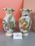  Lọ lượn Rồng Men rạn Đắp nổi PA 