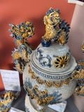  Bộ thờ Ngũ sự Cao cấp Gốm sứ Bát Tràng Men rạn Đắp tay thủ công - Hàng chuẩn Nghệ nhân MRBT01 