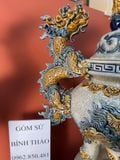  Bộ thờ Ngũ sự Cao cấp Gốm sứ Bát Tràng Men rạn Đắp tay thủ công - Hàng chuẩn Nghệ nhân MRBT01 