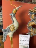  Bộ thờ Ngũ sự Cao cấp Gốm sứ Bát Tràng Men rạn Đắp tay thủ công - Hàng chuẩn Nghệ nhân MRBT01 