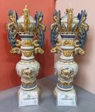  Đèn thờ Nhà Mạc Men rạn Đắp nổi CN 