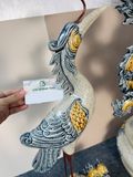  Bộ Đỉnh hạc Tam sự Chân đồng Mẹn rạn Đắp nổi Cao cấp - Nghệ nhân đắp tay PA 