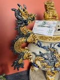  Bộ Bát hương đầy đủ Gốm sứ Bát Tràng Men rạn Đắp nổi - Hàng chuẩn Nghệ nhân MRBT03 