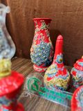  Bộ thờ Thần Tài Hợp mệnh Hỏa & Thổ - Gốm nghệ nhân Bát Tràng PATT16 